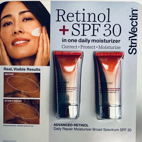 NEW StriVectin Advanced Retinol Daily Repair Moisturizer Broad Spectrum SPF 30 - Picture 3 of 9